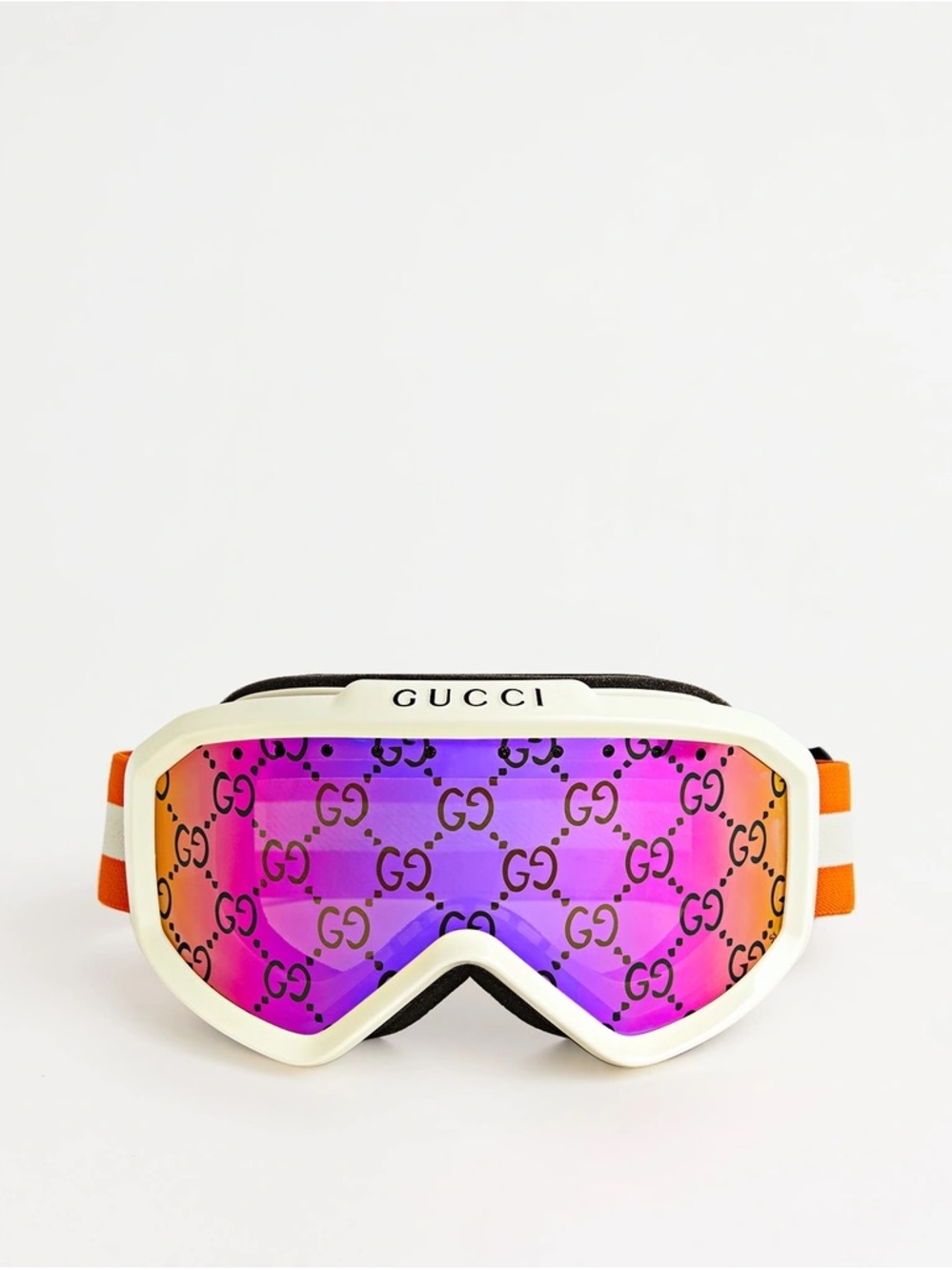 Gucci Guccissima Mirrored Mask Injection Ski Goggles